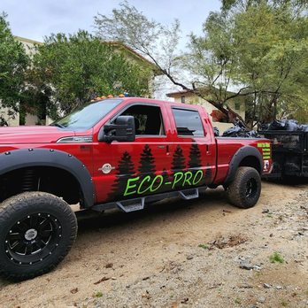 Eco-Pro Tree and Hauling - a red truck with trees on it - Tree Services Near Me - Longview, Texas Eco-Pro Tree and Hauling - a red truck with trees on it - Tree Services Near Me - Longview, Texas