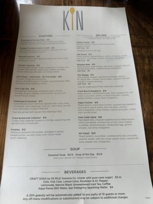 Menu photo 6 KIN Windsor Windsor, CA Menu photo 6 KIN Windsor Windsor, CA