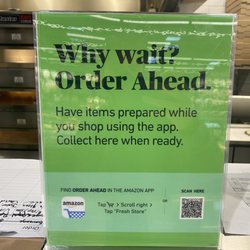 Amazon Fresh - Order pizza ahead of time
