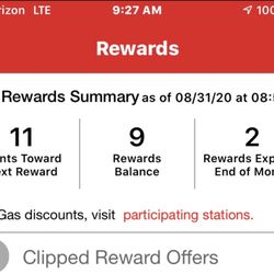 Safeway Fuel Station - 90 cents off per gallon for 25 gallons of fuel!! They add up when you're not driving very much!