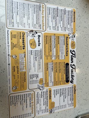 Menu photo 3 Flan Factory Tampa, FL Menu photo 3 Flan Factory Tampa, FL