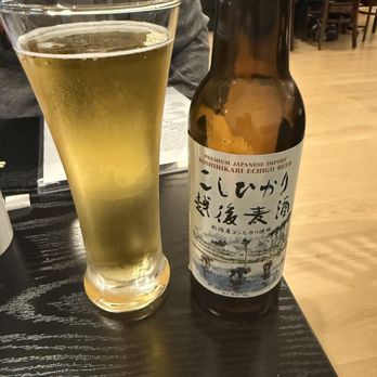 Fillet Sushi - Echigo beer - Sushi Bars Near Me - Monrovia, California