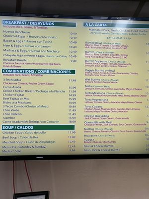 Menu photo 2 Las Delicias Castaic, CA