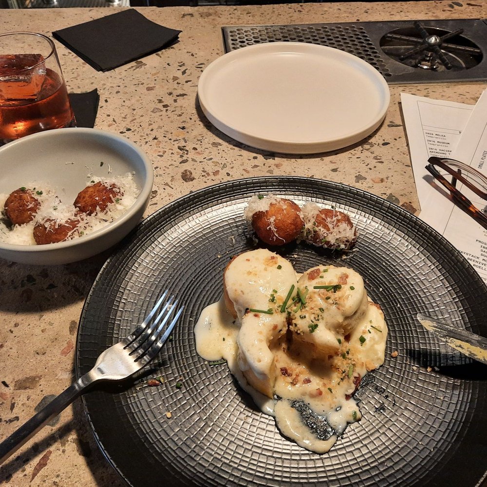 Gather - Nob Hill - Baked Potato and Chicken Croquettes - Cocktail Bars Near Me - Albuquerque, New Mexico