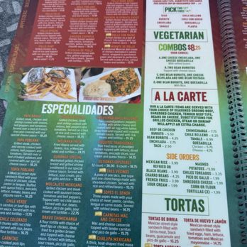 El Poblano Grill & Cantina - Menu as of 05/2026 - Mexican Near Me - Columbia, Missouri