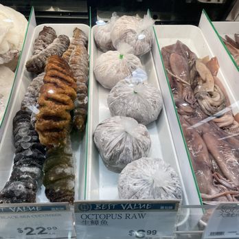 99 Ranch Market - Sea cucumbers, fresh and frozen octopus - International Grocery Near Me - Austin, Texas