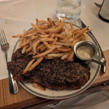 Quality Bistro - Strip steak frites. Enough for two - French Near Me - New York, New York Quality Bistro - Strip steak frites. Enough for two - French Near Me - New York, New York