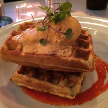 Elixir - Southern Fried Chicken with waffled And Louisiana hollandaise. - Diners Near Me - New Plymouth, TKI Elixir - Southern Fried Chicken with waffled And Louisiana hollandaise. - Diners Near Me - New Plymouth, TKI