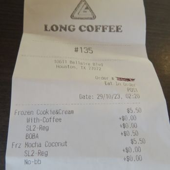 Long Coffee - Coffee & Tea Near Me - Houston, Texas