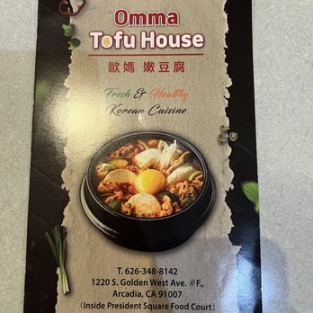 Omma Tofu House - Korean Near Me - Arcadia, California