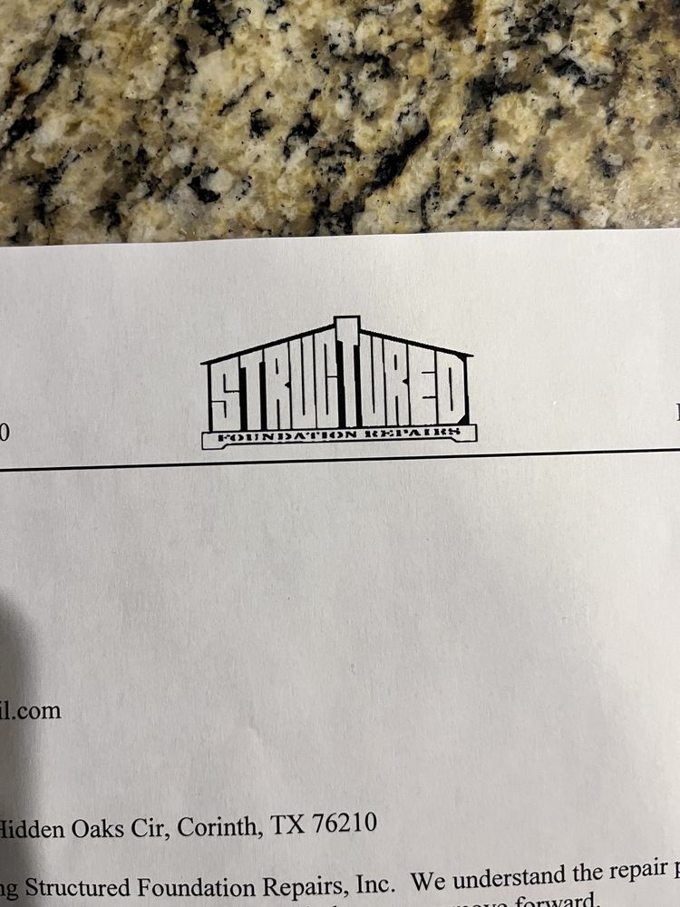 Slide of Structured Foundation Repairs