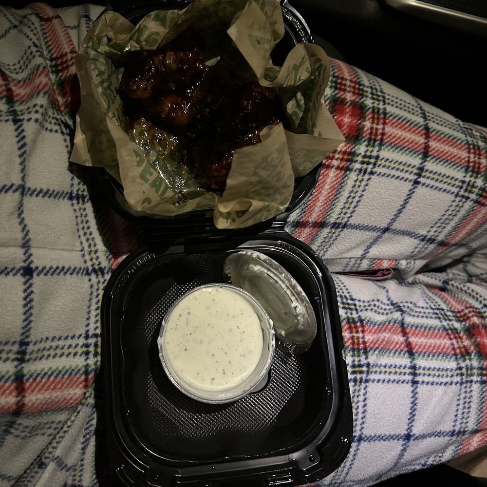 Korean BBQ wings with ranch Korean BBQ wings with ranch