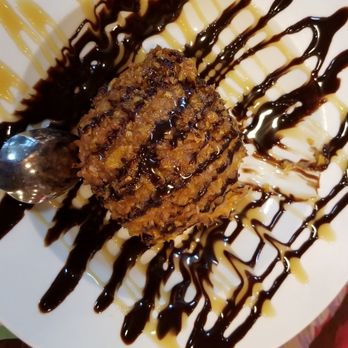 Chulas Mexican Grill - Fried Icecream with drizzles of chocolate & caramel. - Mexican Near Me - Spring Hill, Florida Chulas Mexican Grill - Fried Icecream with drizzles of chocolate & caramel. - Mexican Near Me - Spring Hill, Florida