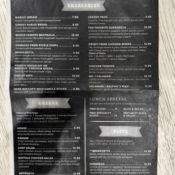 Ralphie's Pizza - Menu from 12/31/2024. Updated pricing - Pizza Near Me - Ridgeland, South Carolina Ralphie's Pizza - Menu from 12/31/2024. Updated pricing - Pizza Near Me - Ridgeland, South Carolina