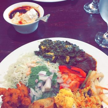 India Palace - Plate from the lunch buffet - Indian Near Me - Germantown, Maryland
