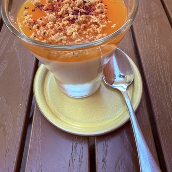 Indicana - Mango Lassi Panna Cotta consists - Cocktail Bars Near Me - Spokane, Washington