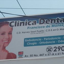 Clínica Dental Francisco de Montejo - Si ves el letrero no hay pierde.