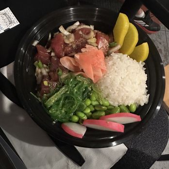 Mannge Town Cafe - Shoyu Poke bowl - Guamanian Near Me - Temecula, California Mannge Town Cafe - Shoyu Poke bowl - Guamanian Near Me - Temecula, California