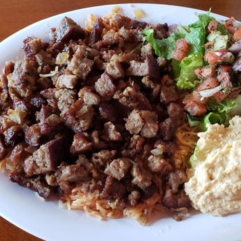 Aria Kabab - Lamb Shawarma over rice - Afghan Near Me - Colonie, New York