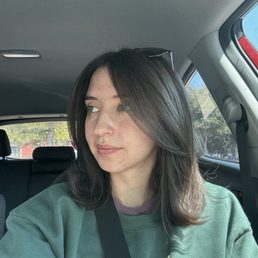 Lob with face framing