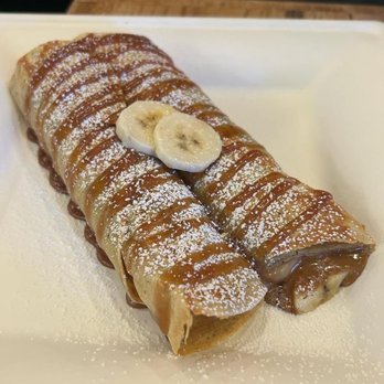 Nu Crepes - The Blond, little sweet but not even close to being overly sweet. The sauce is super good! Yum! - Creperies Near Me - Elmhurst, Illinois Nu Crepes - The Blond, little sweet but not even close to being overly sweet. The sauce is super good! Yum! - Creperies Near Me - Elmhurst, Illinois