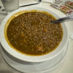 My delicious and stew-like lentil soup.