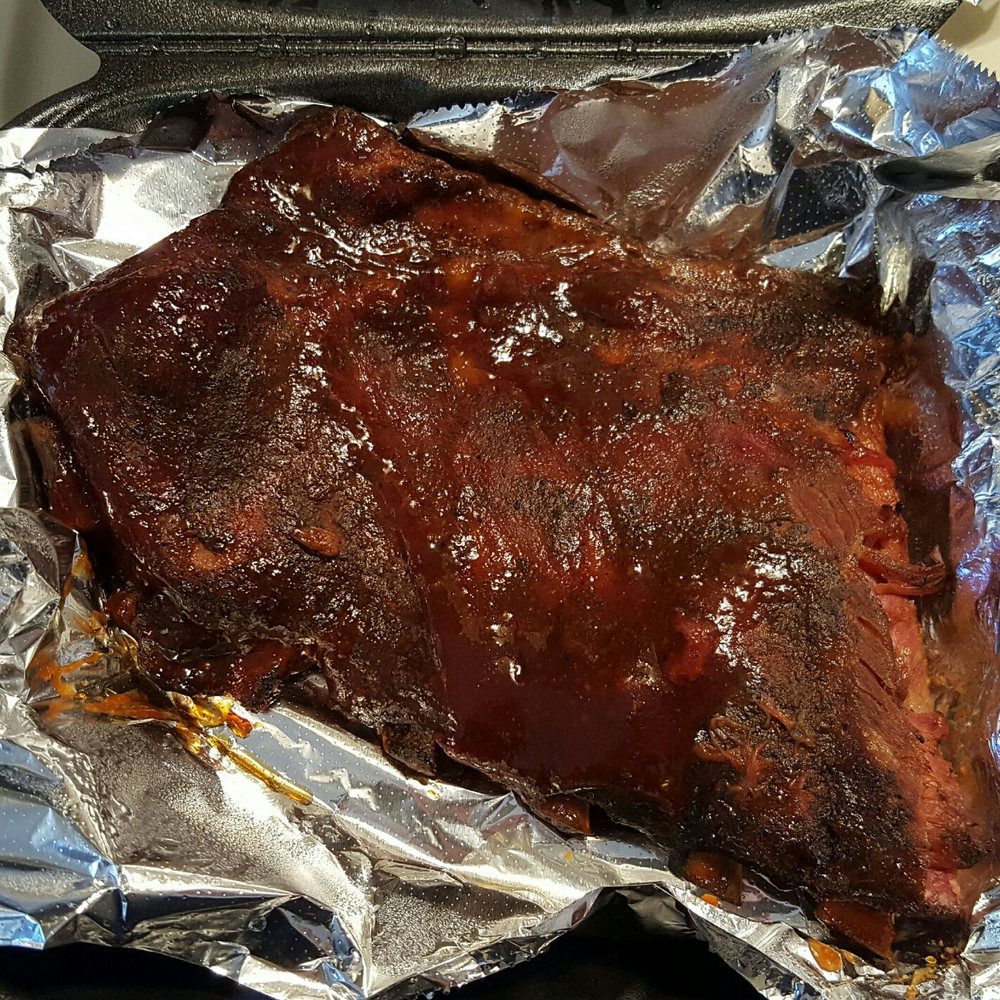 Jimmy G's BBQ - 1/2 slab of ribs - Barbeque Near Me - Fremont, Ohio Jimmy G's BBQ - 1/2 slab of ribs - Barbeque Near Me - Fremont, Ohio