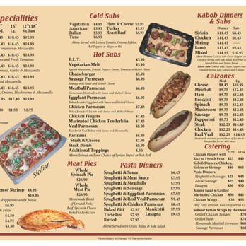 Amore Pizza - the menu for the restaurant - Pizza Near Me - Salem, New Hampshire