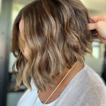 Ember Renee Salon - Brunette with creamy, neutral highlights with a Short, textured cut - Hair Salons Near Me - Cedar Park, Texas Ember Renee Salon - Brunette with creamy, neutral highlights with a Short, textured cut - Hair Salons Near Me - Cedar Park, Texas
