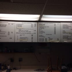Lisa's Deli - Menu board. They also have a breakfast menu and daily specials.