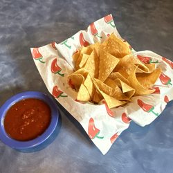 Viva Tacos & Tequila - Olathe - Complimentary Thin, Crispy Chips and Mild Salsa