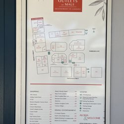 Outlets of Maui - 5/25/22 Directory