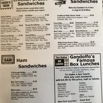 Gandolfo's Deli - Menu page 3, new location, new pricing 7/2022 - Delis Near Me - Meridian, Idaho Gandolfo's Deli - Menu page 3, new location, new pricing 7/2022 - Delis Near Me - Meridian, Idaho