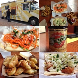 The Supper Truck - Chicken Bahn Mi, Fried Pickles, Momo sauce, shrimp po boy