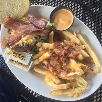 The Distillery Restaurant Mt. Hope - Bacon Cheddar-Burger - Breakfast & Brunch Near Me - Rochester, New York The Distillery Restaurant Mt. Hope - Bacon Cheddar-Burger - Breakfast & Brunch Near Me - Rochester, New York