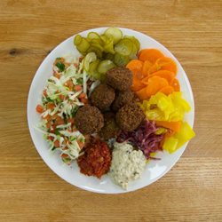 Yossef’s Laffa-Milia - Falafel Plate