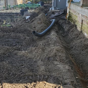 Rain or Shine Landscapes - a drainage system in a back yard - Irrigation Near Me - Apex, North Carolina Rain or Shine Landscapes - a drainage system in a back yard - Irrigation Near Me - Apex, North Carolina