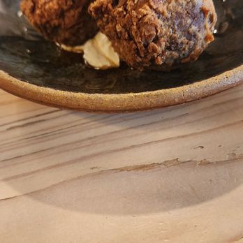 Bearcat CBD - Goat balls... boudin on top of goat cheese spread - Coffee & Tea Near Me - New Orleans, Louisiana Bearcat CBD - Goat balls... boudin on top of goat cheese spread - Coffee & Tea Near Me - New Orleans, Louisiana