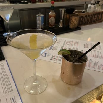 Bluewater Grill - Temecula - Vespar martini and American mule! - Seafood Near Me - Temecula, California