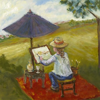 Donna Pope Gallery & Studio - "Wine Enhances the Palette"
Wine series
Original Oil On Paper ~ Offered as a limited-edition print - Art Galleries Near Me - Elmhurst, Illinois