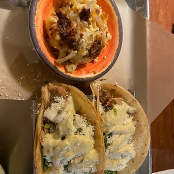 Tapoco Tavern - Pulled Pork tacos and Hashbrown Casserole - Resorts Near Me - Robbinsville, North Carolina Tapoco Tavern - Pulled Pork tacos and Hashbrown Casserole - Resorts Near Me - Robbinsville, North Carolina