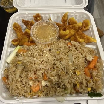 Chaba Thai Cuisine - R1 Thai Fried Rice with Rangoons - Thai Near Me - Scarborough, Maine