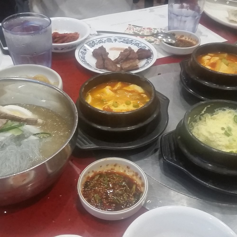 Mapo BBQ - Cold noodle on the left - Korean Near Me - Flushing, New York Mapo BBQ - Cold noodle on the left - Korean Near Me - Flushing, New York