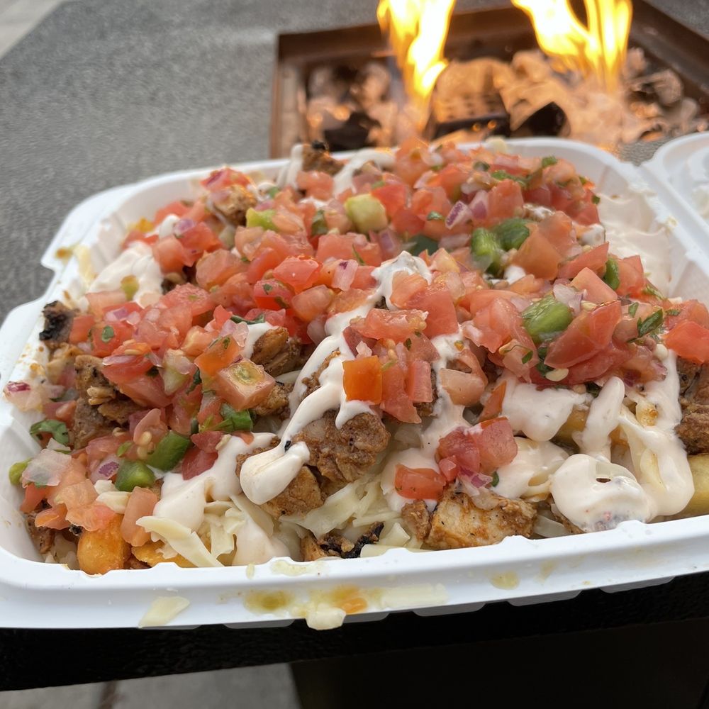 Lake Monster Brewing Company - Nacho fries from Elevate good truck - Breweries Near Me - Saint Paul, Minnesota