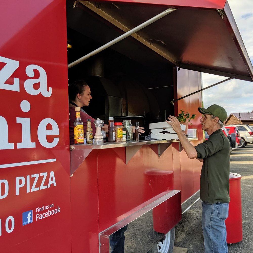 The Pizza Genie - Serving customers. - Food Trucks Near Me - Burlington, New York