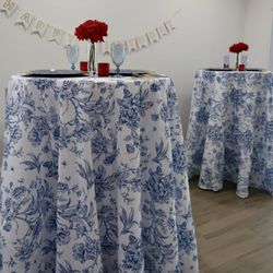 Element Event Rentals - Cocktail tables, linens, chargers, centerpieces, candleholders, decor and goblet cups for rent.