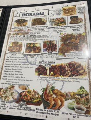 Menu photo 2 Mariscos El Capitan Yuba City, CA Menu photo 2 Mariscos El Capitan Yuba City, CA