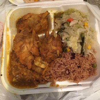 Caribbean Hut - Curry chicken with rice& peas and vegetables. $6.99 lunch special .. chicken slid off the bone and was seasoned perfect! - Caribbean Near Me - Charlotte, North Carolina Caribbean Hut - Curry chicken with rice& peas and vegetables. $6.99 lunch special .. chicken slid off the bone and was seasoned perfect! - Caribbean Near Me - Charlotte, North Carolina