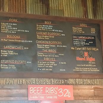 Hard Eight BBQ - Barbeque Near Me - Burleson, Texas