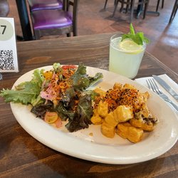 Sneaky Pickle - Bar Brine - Buffalo tofu and cauliflower salad